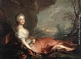 Jean Marc Nattier Marie Adelaide of France as Diana painting